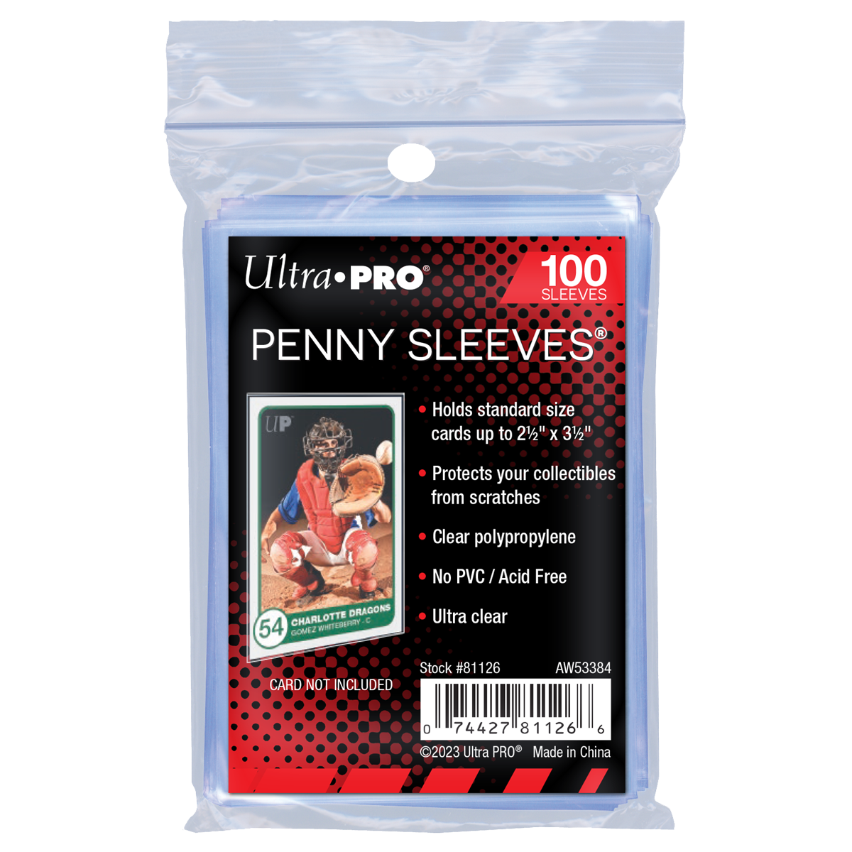 Ultra PRO Penny Sleeves – 100 stk