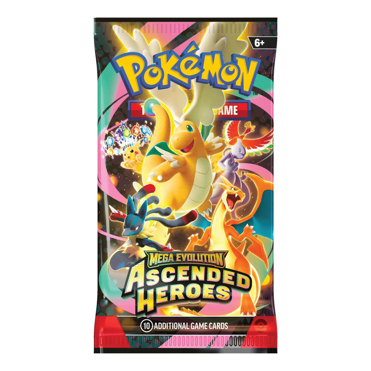 Ascended Heroes boosterpakke med Mega Dragonite ex-motiv