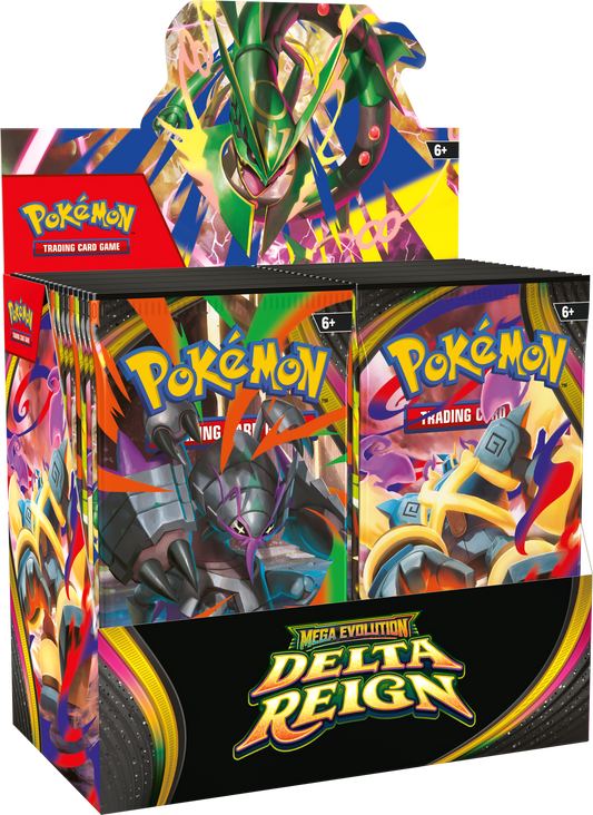 Pokémon Mega Evolution Delta Reign – engelsk boosterboks med 36 pakker