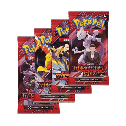 Fire pakkeillustrasjoner fra Destined Rivals