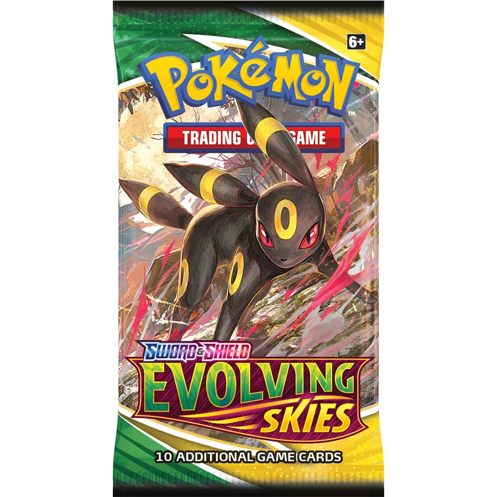 Evolving Skies boosterpakke med Umbreon-motiv