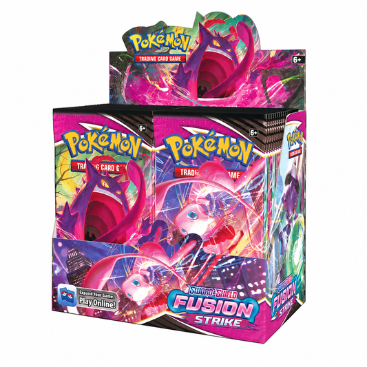 Pokémon TCG: Fusion Strike – engelsk boosterboks (36 pakker) – hvit bakgrunn