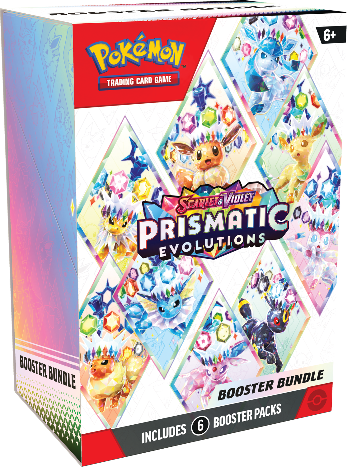 Pokémon TCG: Prismatic Evolutions – engelsk Booster Bundle (6 pakker)
