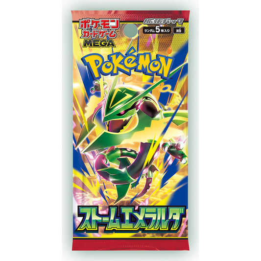 Pokémon TCG: Storm Emeralda M6 – japansk boosterpakke