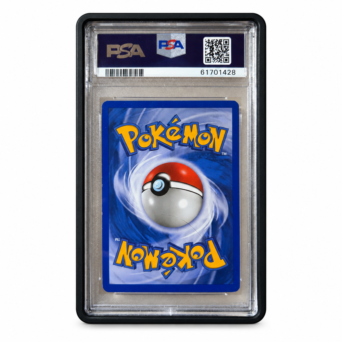 Entei Holo 6/64 – Neo Revelation – PSA 6 – bakside med ryddet bakgrunn